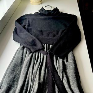 Black and grey ballet type dress